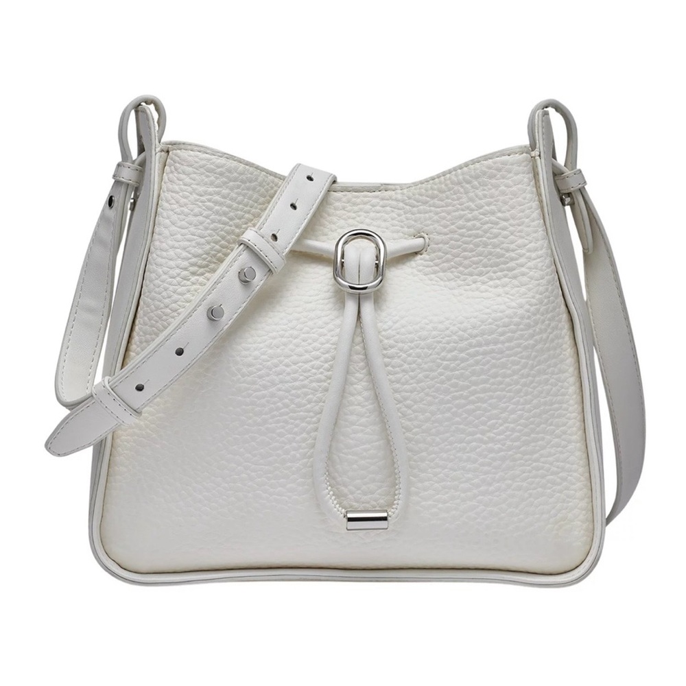 New DKNY “Annika” bucket off white crossbody bag